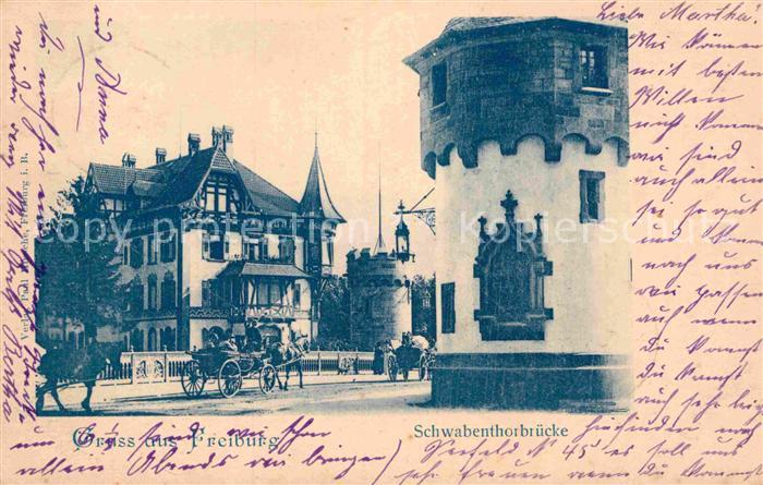 Freiburg Breisgau Schwabentorbruecke