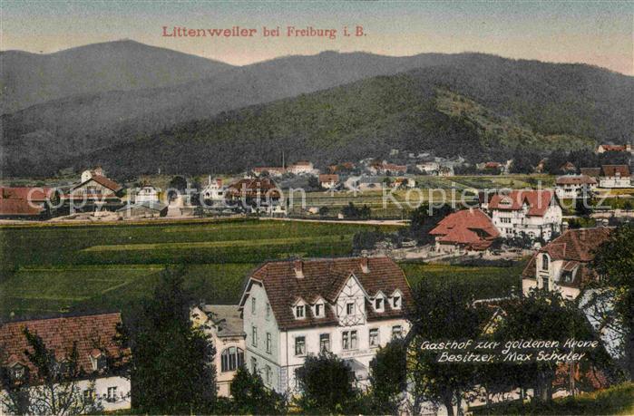 Littenweiler Panorama Gasthof zur goldenen Krone