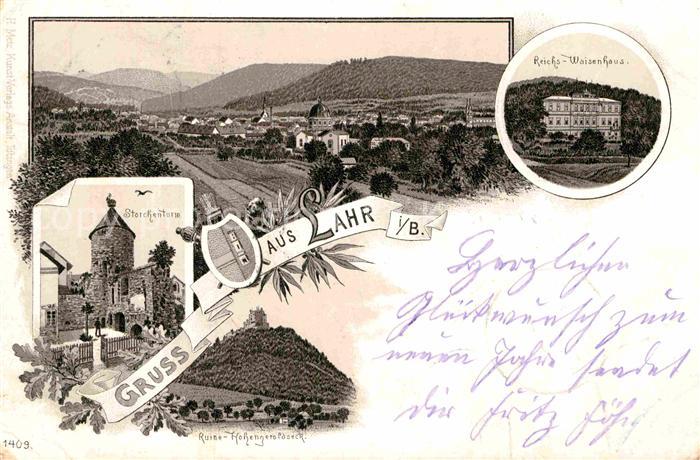 Lahr Schwarzwald Ruine Hohengeroldseck Storchenturm Reichswaisenhaus