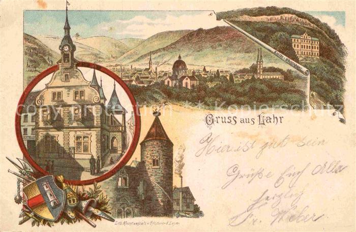 Lahr Schwarzwald Rathaus Schloss