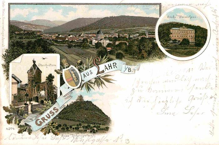 Lahr Schwarzwald Storchenturm Reichswaisenhaus Panorama