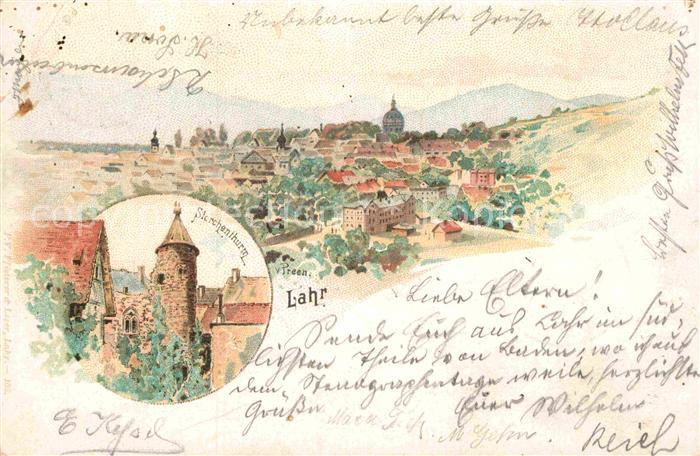 Lahr Schwarzwald Storchenturm Panorama