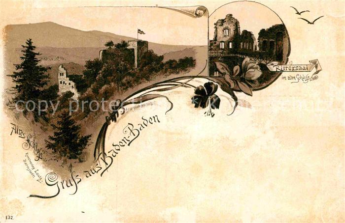 BADEN-BADEN BW Rittersaal Altes Schloss