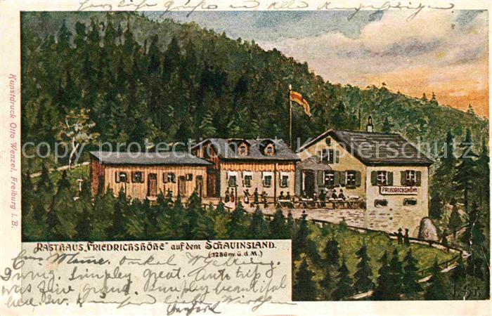 Schauinsland Rasthaus Friedrichshoehe