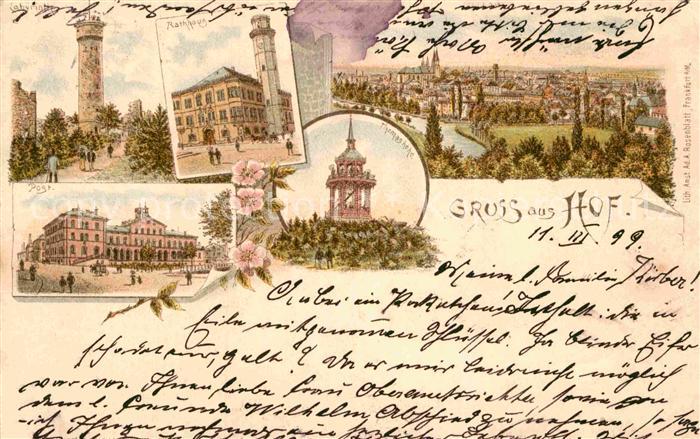 Hof Oberfranken Rathaus Labyrinth Post Thomashoehe