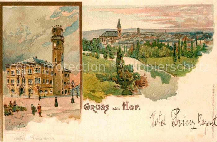 Hof Oberfranken Hotel Prinz Regent Panorama