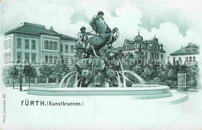 Fuerth Bayern Kunstbrunnen