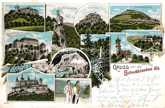 Schwaebische Alb Hohenzollern Teck Rechberg Neuffen