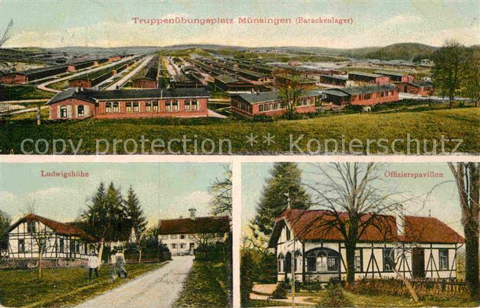 Muensingen Truppenuebungsplatz Ludwigshoehe Offizierspavillon
