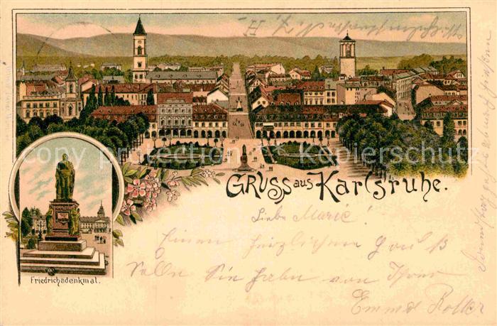 Karlsruhe Baden Friedrichsdenkmal