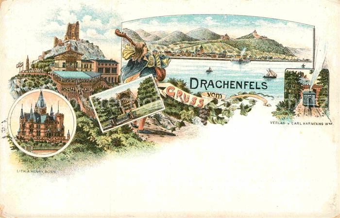 Drachenfels Zahnradbahn Burgruine