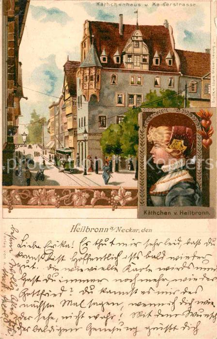 Heilbronn Neckar Kaethchen v. Heilbronne Kaethchenhaus Kaiserstrasse