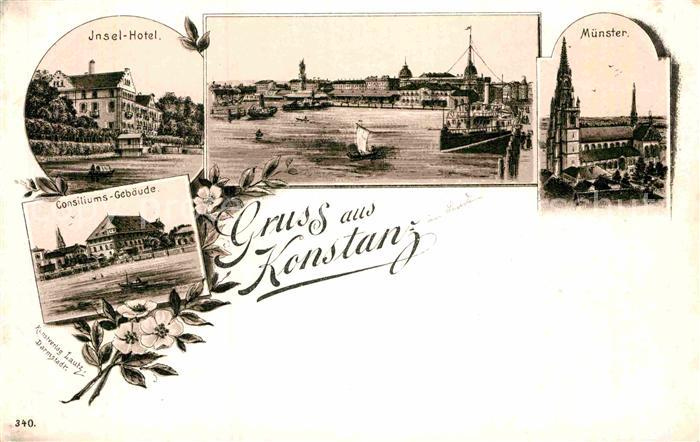 Konstanz Bodensee Muenster Inselhotel Consiliums-Gebaeude