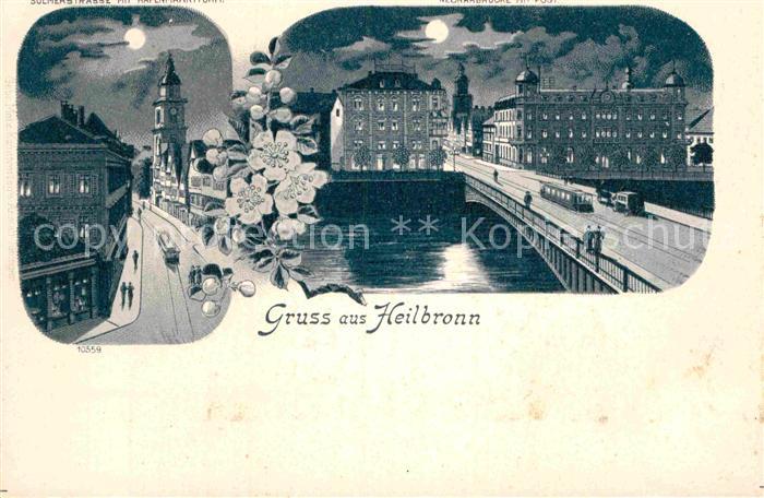 Heilbronn Neckar Post Neckarbruecke