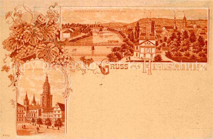 Heilbronn Neckar Kilianskirche Goetzenturm