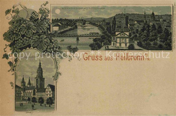 Heilbronn Neckar Kilianskirche Goetzenturm