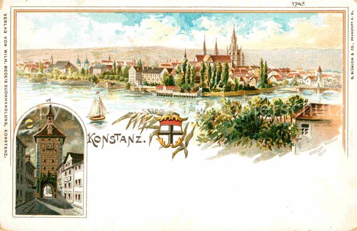 Konstanz Bodensee Tor Segelboot