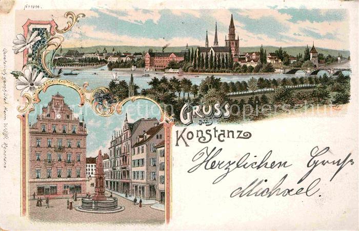 Konstanz Bodensee Brunnen