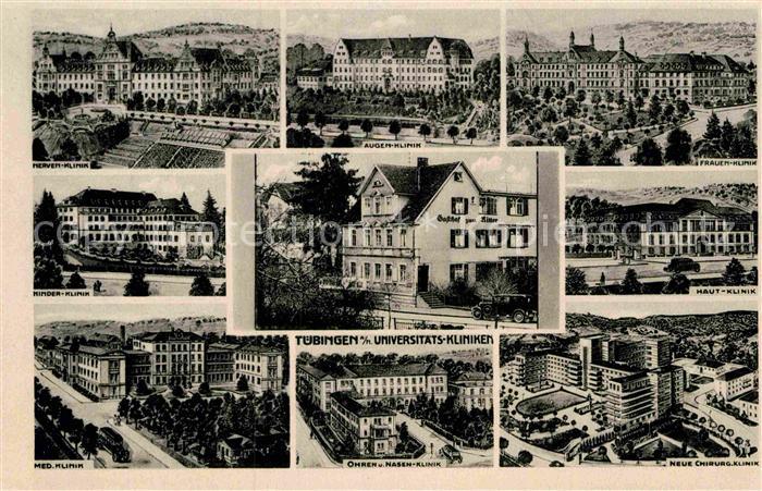 TueBINGEN BW Gasthof zum Ritter Nerven-Klinik Haut-Klinik Neue Chirurg. Klinik