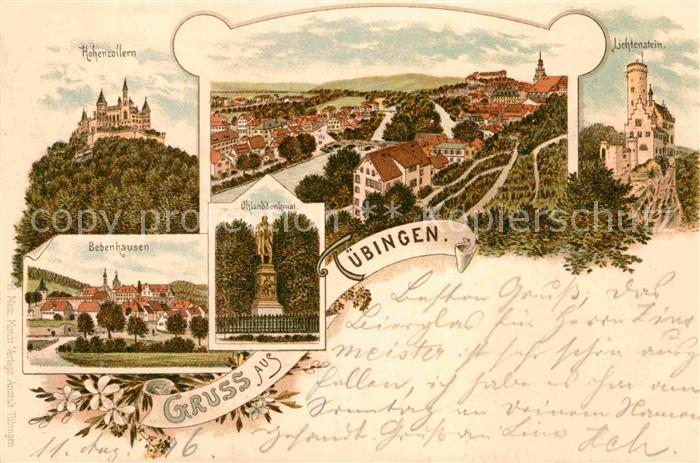 TueBINGEN BW Lichtenstein Hohenzollern Bebenhausen