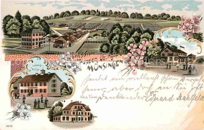 Muensingen BW Truppenuebungsplatz Ludwigshoehe Hotel Fezer