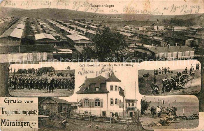 Muensingen Truppenuebungsplatz Barackenlager Cafe Plesdonat