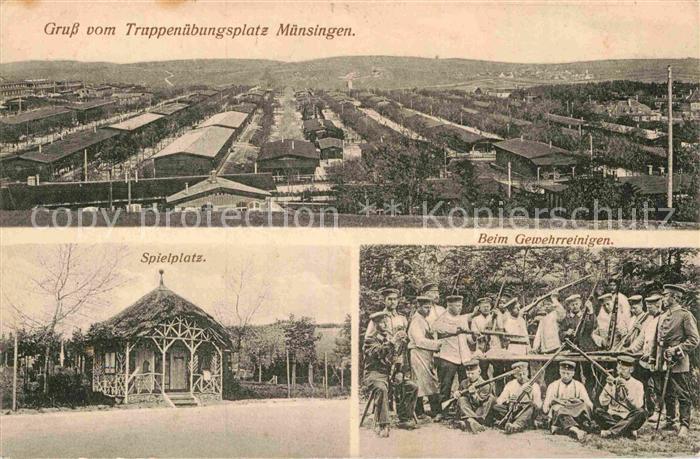 Muensingen Truppenuebungsplatz Gewerreinigen Spielplatz