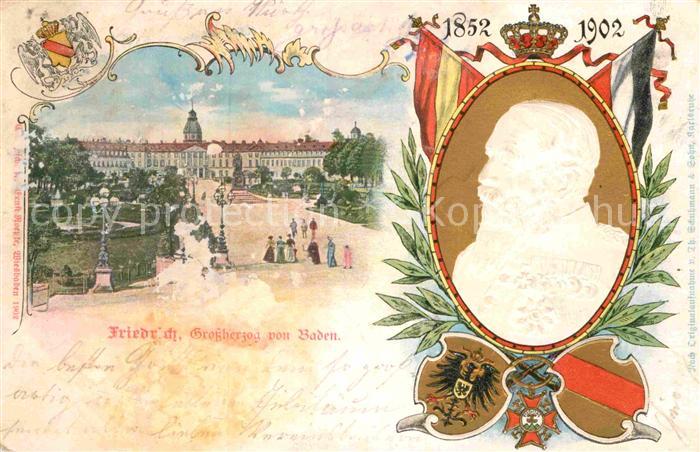 Karlsruhe Baden Friedrich Grossherzog von Baden