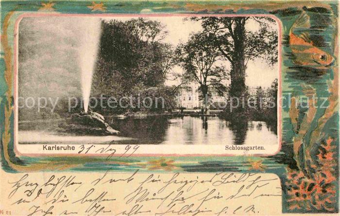 Karlsruhe Baden Schlossgarten