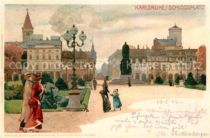 Karlsruhe Baden Schlossplatz