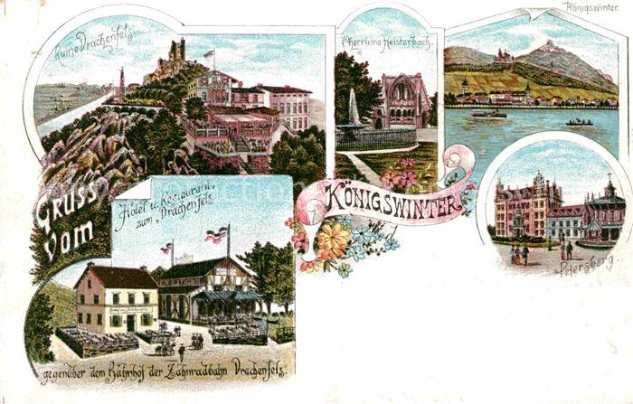 Koenigswinter Petersberg Ruine Drachenfels Hotel