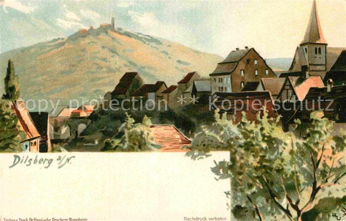 Dilsberg Kuestlerkarte