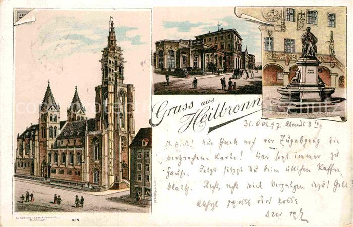 Heilbronn Neckar Kilianskirche Robert Mayer Denkmal