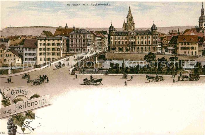 Heilbronn Neckar Neckarbruecke