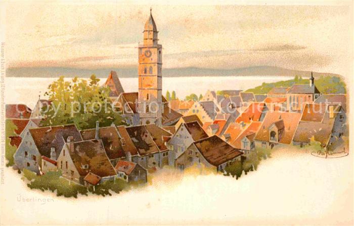 ueberlingen Bodensee Kuenstlerkarte