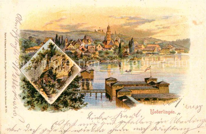 ueberlingen Bodensee Kuenstlerkarte