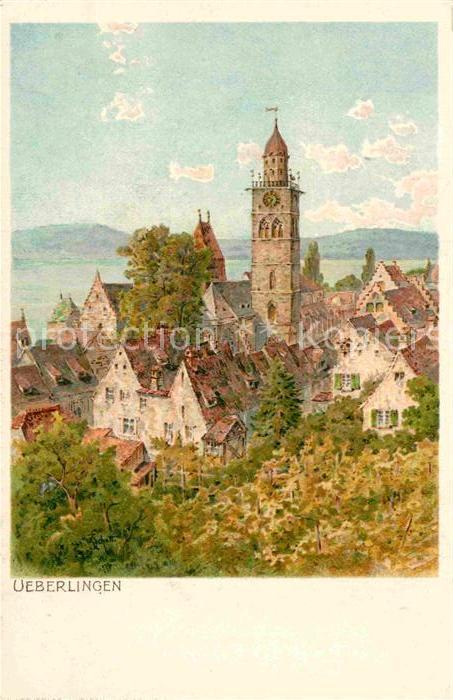 ueberlingen Bodensee Kuenstlerkarte