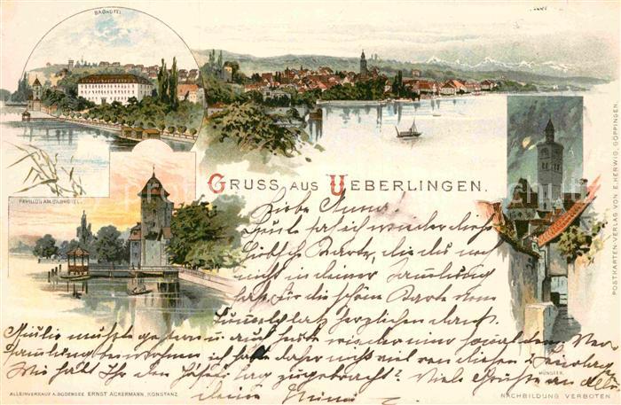 ueberlingen Bodensee Badhotel Pavillon Muenster