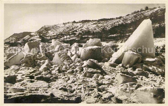 TueBINGEN BW Eisgang auf dem Neckar 1929
