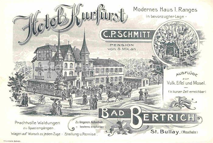 Bad Bertrich Hotel Kurfuerst  Schmitt Kaesegrotte