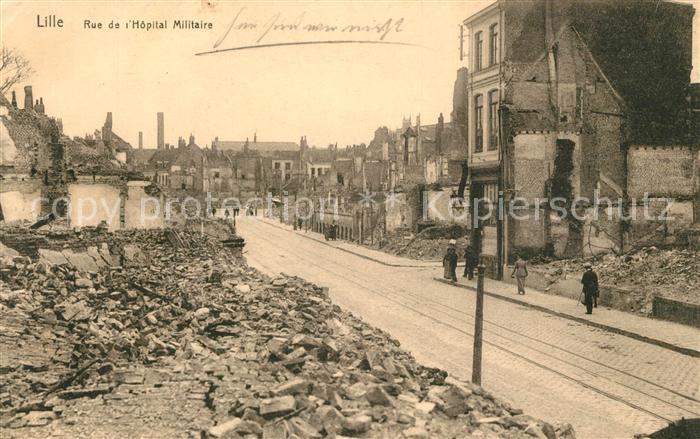 Lille Nord Rue de Hopital Militaire