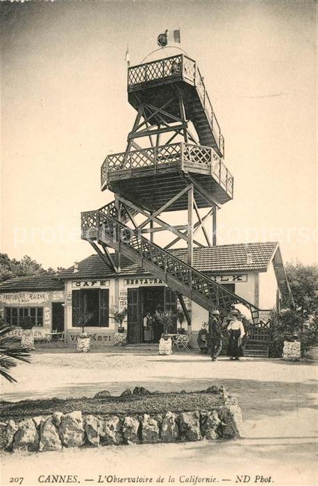 Cannes Alpes-Maritimes Observatorium Cafe Restaurant