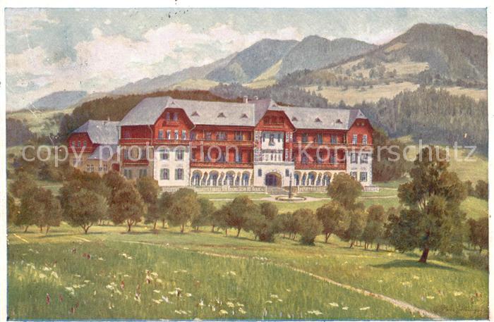 Ennstal Kuranstalt Weyer Künstlerkarte