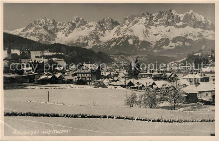 Kitzbühel Tirol Wilder Kaiser Winterlandschaft