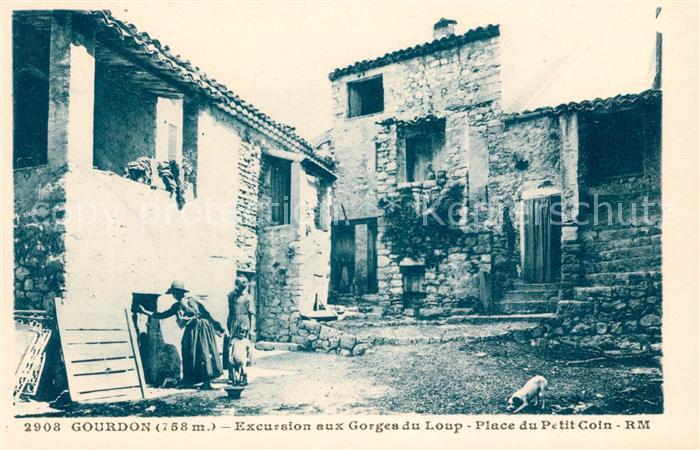 Gourdon Alpes-Maritimes Excursion Gorges du Loup Place du Petit Coln