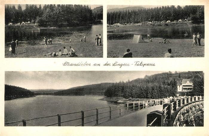 Lingesetalsperre Strandleben