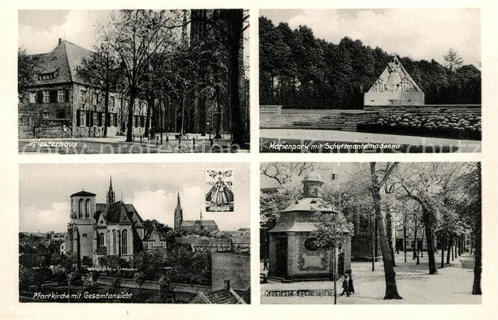 Kevelaer Priesterhaus Marienpark Schutzmantelmadonna Pfarrkirche Kapellenplatz