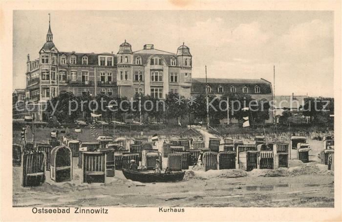 Zinnowitz Ostseebad Strandkörbe Kurhaus