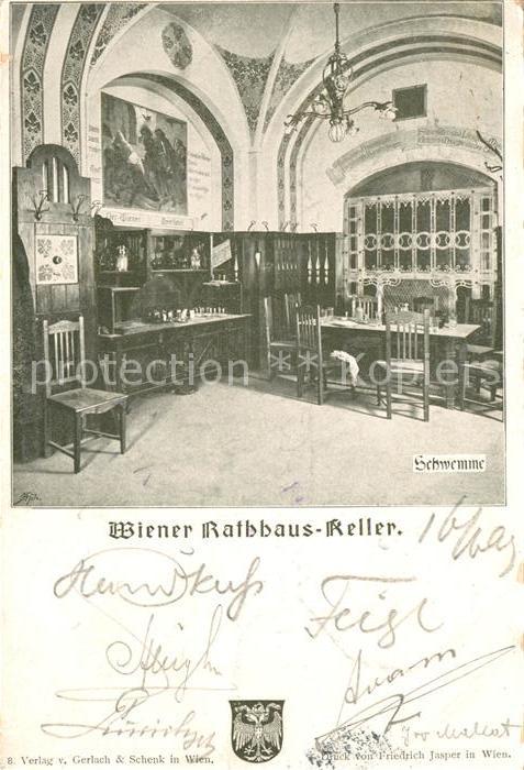 WIEN AT Wiener Rathaus Keller Schwemme