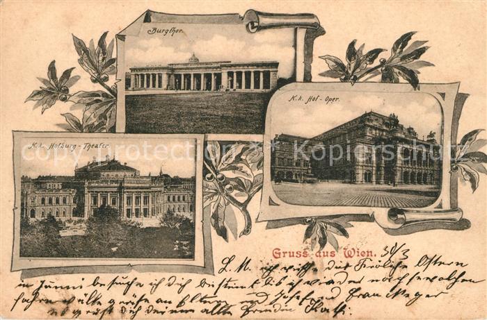 WIEN AT Hofburg Theater Oper Burgtor